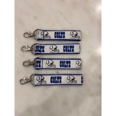 Indianapolis Colts Keychain Key Fob NFL Football Team Logo - Image 1 of 3