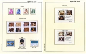 Año completo sellos de España 2004 con reparto serie y hojas Filgest A1 - Imagen 1 de 11