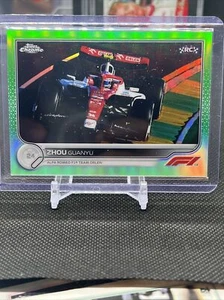 2022 Topps Chrom Formel 1 Grün Zhou Guanyu #67 37/99 - Bild 1 von 2