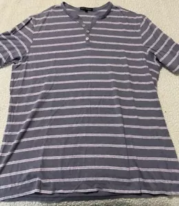 Men's Robert Barakett Henley Short Sleeve Shirt XXL - Picture 1 of 5