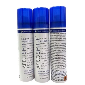 TRI Professional Hair Care AeroShine Spray In Shine Enhancer 3 oz-3 Pack - Picture 1 of 1