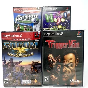 PlayStation 2 Sealed Games Lot - 4 Games - SOCOM, Trigger Man & More RATED M - Picture 1 of 24