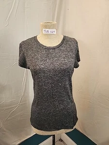 Rag & Bone T shirt Womens S Gray Heathered Short Sleeve Rayon Round Neck - Picture 1 of 6