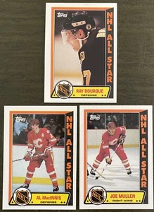 1988-89 Topps ALL STAR STICKERS LOT OF 3 HOFers - Picture 1 of 2