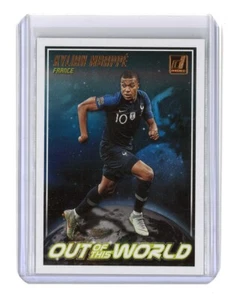 Kylian Mbappe 2018-19 Panini Donruss Out Of This World Base #OW-9 - Imagen 1 de 2