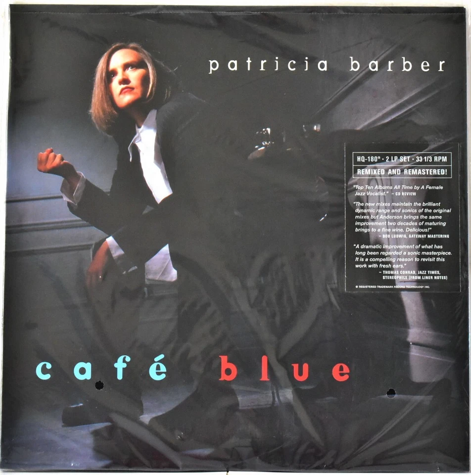 AUDIOPHILE PREMONITION 1998 QRP USA PATRICIA BARBER "Cafe Blue" 180g #2LP SEALED - Image 1 of 2
