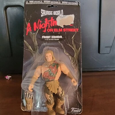 Figura de acción Funko Savage World Pesadilla en Elm Street FREDDY KREUGER ¡NUEVA! Foto 1 de 2