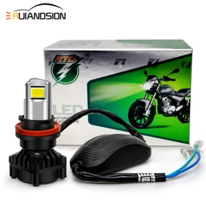 1X AC/DC 9-85V HS5 COB 3 LED Moto Scooter Feu Avant Ampoule Lampe Blanc 2000lm - Imagen 1 de 8
