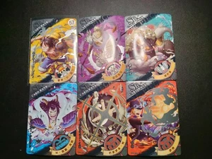 Tarjeta coleccionable anime de 6 piezas de una sola pieza de Monkey D. Luffy - Imagen 1 de 1