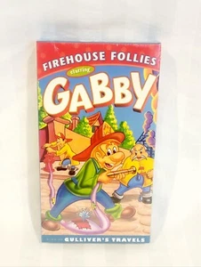 Vintage Gabby in Firehouse Follies (VHS, 1991) Cartoon Sealed - Picture 1 of 2