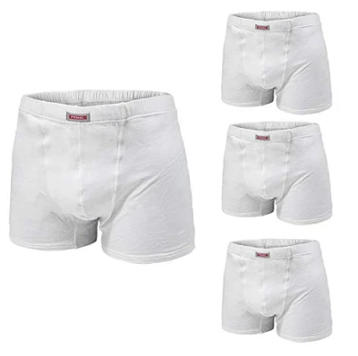 PRIMAL Boxer Uomo 4 Paia Taglie Forti Assortito e Bianco Cotone Art.3211 - Immagine 1 di 2