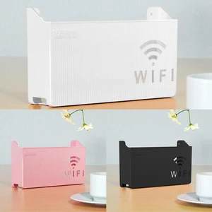 WiFi Router Storage Rack WiFi Router Shelf Wall Mount Box - Picture 1 of 15