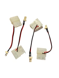 4 Stück Lüfter Adapter Kabel Netzteil 4pin Molex auf 2-Pin/3-Pin 12 V - Bild 1 von 1