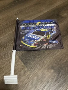 Jimmie Johnson #48 Lowes Nascar Car Flag 2007 WinCraft Nextel Cup SeriesHendrick - Picture 1 of 14