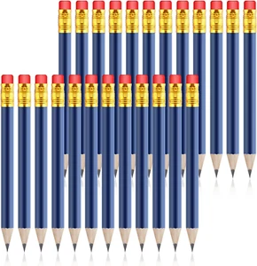 24 Pcs Mini Pencils Golf Pencils With Erasers Bridal Shower Pencils HB Graphite - Picture 1 of 9