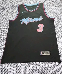 Nike Miami Heat Dwayne Wade #3 Vice City Jersey Size 52  - Picture 1 of 22