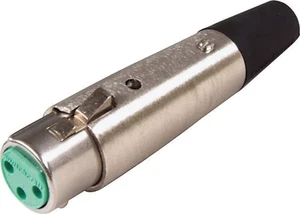 Nuovo! Connettore terminale cavo microfono femmina 3 pin XLR Switchcraft serie A3F made in USA - Foto 1 di 1