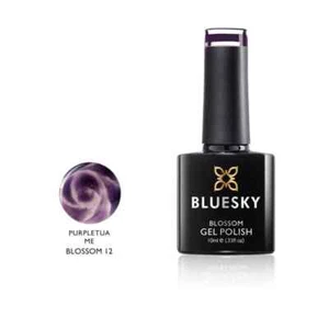 Bluesky Blossom Gel - PURPLETUA ME - 12 Flower Blooming Nail Art UV LED - Picture 1 of 6