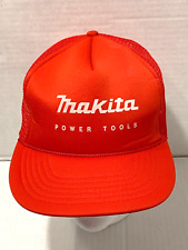 Rare! Vintage Makita Power Tools Mesh Snapback Hat NEW