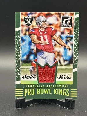 2016 Donruss #27 Sebastian Janikowski Pro Bowl Kings Studio #/25 - Image 1 of 2