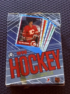 1989-90 O-Pee Chee Hockey ungeöffnet Wax Pack Komplett Box 48 ct Lemieux Bottom - Bild 1 von 24