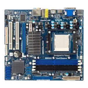 Mainboard micro-ATX ASROCK 939A785GMH SOCKEL 939 DDR PCIe PCI - Bild 1 von 3