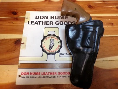 H900 #9-4 A.S. Plain Black HUME Holster Correct for COLT Diamondback 4" - Image 1 of 4