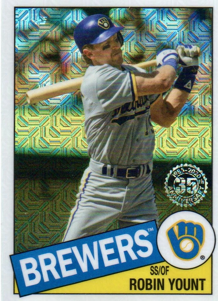 2020 Topps '85 Topps Silver Pack Chrome Series 2 #85TC25 Robin Yount - Image 1 of 1