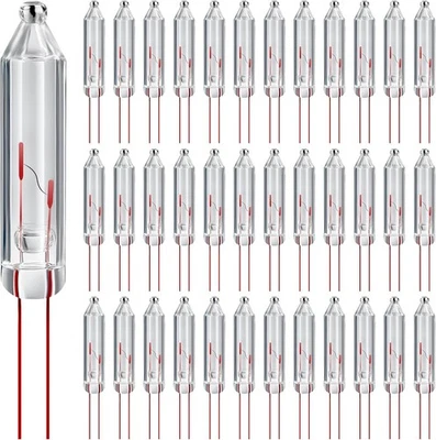 100 Pcs Christmas Mini 2.5 Volt Replacement Light Bulbs Christmas Tree Lights St - Image 1 of 4