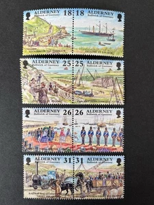 Alderney 1997 MNH GARRISON ISLAND STAMP SET SG A102 - A109 - Picture 1 of 1