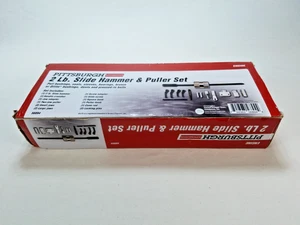 Pittsburgh 2lb Slide Hammer & Puller Set w/ case (#56894) New & Unused - Foto 1 di 7