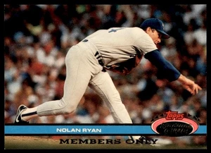 1991 Topps Stadium Club solo miembros Nolan Ryan séptimo sin bateador patio envío gratuito - Imagen 1 de 2