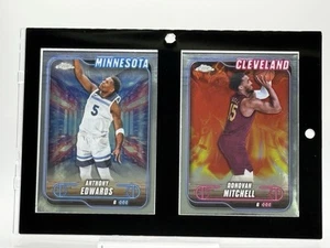2025 Topps NBA Superstars: Anthony Edwards / Donovan Mitchell (2-Card Set) - Picture 1 of 4