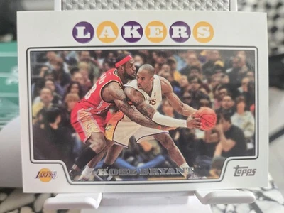 2008 Topps Kobe Bryant #24 Guarded by LeBron James Iconic Card 🔥 - Image 1 of 4