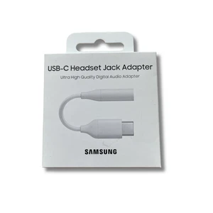 Original Samsung USB-C Headset Jack Adapter 3,5mm Adapterkabel in-Ear AUX Audio - Bild 1 von 4