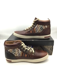 Inkkas Brown Leather Camping Boots Size Women's 12, Men’s 10 NEW - Picture 1 of 8