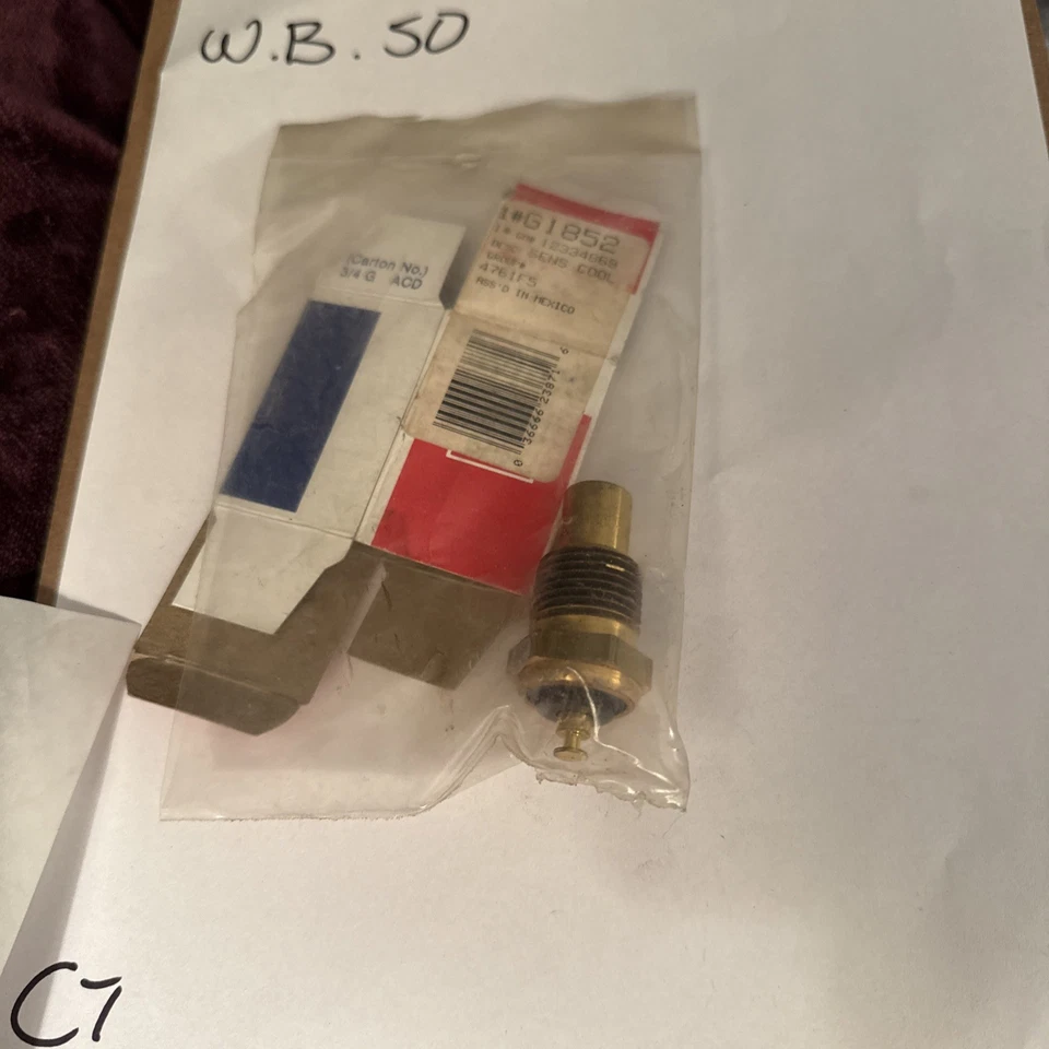 Nuevo transmisor de temperatura genuino AC Delco G1852 12334869 se adapta a varios GM 1953-1981 Foto 1 de 2