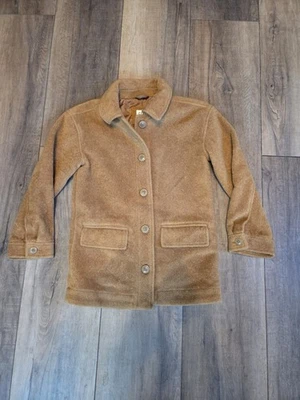Chaqueta Larga Gap Niños Niños Tostado/Marrón Botón Delantero Talla Mediana 8-9 Foto 1 de 4