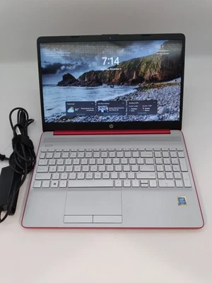 HP (15-DW1081WM) Intel Pentium золотой 6405u @2,4 ГГц жесткий диск 500 ГБ 4 ГБ RAM Win 11 домашний - Изображение 1 из 4