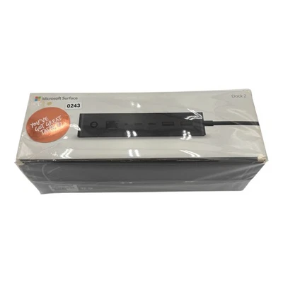 Estación de acoplamiento Microsoft Surface Dock 2 negra modelo 1917 Foto 1 de 4