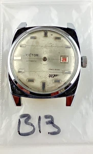 Men’s Victor Datomatic James Bond 007 Date Watch MAM0767 Runs Parts Repair Read - Picture 1 of 9