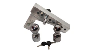 Uriah Products UT623411 12,000 lb 8" Drop 8-3/4" Rise Adjustable Ball Mount - Picture 1 of 12