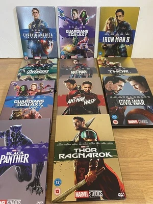 Marvel Studios Heroes: Iron Man, Captain America, Ant Man and other. 11 DVD set - Image 1 of 4