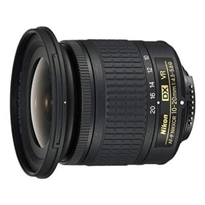 Nikon wide angle zoom lens AF-P 10-20 mm f/4.5-5.6 G VR Nikon DX format only - Image 1 of 4