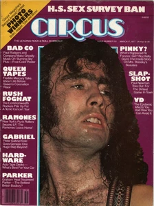 Circus Magazine March 17 1977 Bad Company RUSH Queen Foghat Peter Gabriel Ramone - Picture 1 of 22
