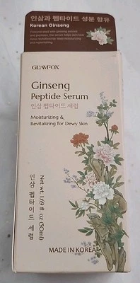 Glamfox - Korean Ginseng Peptide Serum - 1.69 oz - New In Box - Image 1 of 2