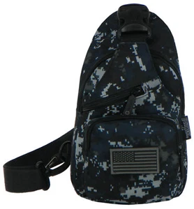 East West USA Tactical Military Sling Chest Utility Pack Bag RTC528 NAVY ACU - Bild 1 von 4