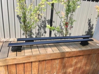 2x BLACK Roof rack / Cross bar for Mitsubishi Pajero sports 2015 - 2025 - image 1 of 4