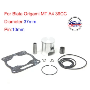 Piston Ring Kit 37mm 10mm 39cc MTA4 B1 Blata Replica Pocket Bike Parts - Foto 1 di 8