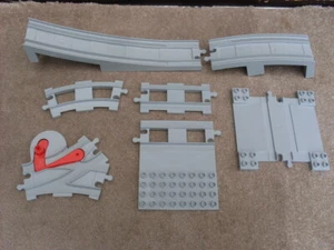 Duplo Train Track Selection Of Light Grey Track - Picture 1 of 7